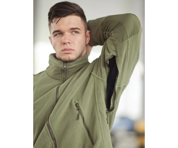 Фото: “Кофта флисовая тактическая без капюшона, olive”, купить в интернет магазине