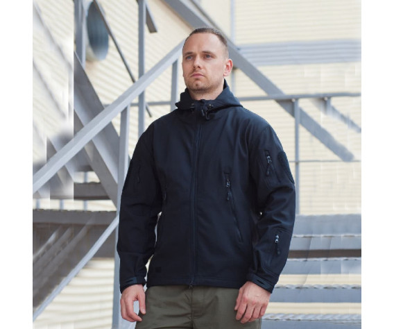 Фото: “Куртка Shark Soft Shell, черная”, купить в интернет магазине
