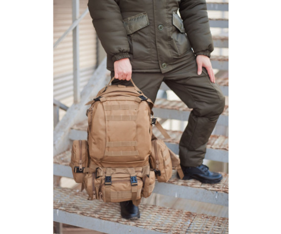 Фото: “Рюкзак тактический с подсумками, coyote”, купить в интернет магазине