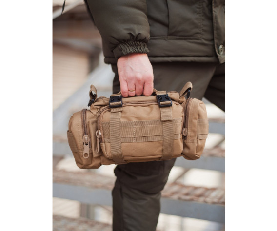 Фото: “Рюкзак тактический с подсумками, coyote”, купить в интернет магазине
