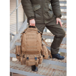 Фото: “Рюкзак тактический с подсумками, coyote”