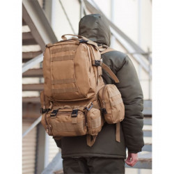 Фото: “Рюкзак тактический с подсумками, coyote”