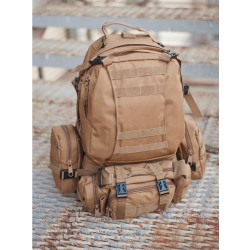 Фото: “Рюкзак тактический с подсумками, coyote”