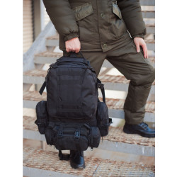 Фото: “Рюкзак тактический с подсумками, black”