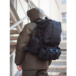 Фото: “Рюкзак тактический с подсумками, black”