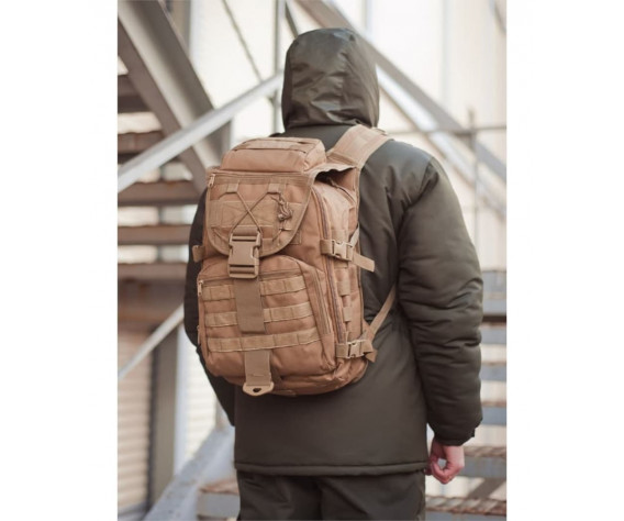 Фото: “Рюкзак тактический малый, coyote”, купить в интернет магазине