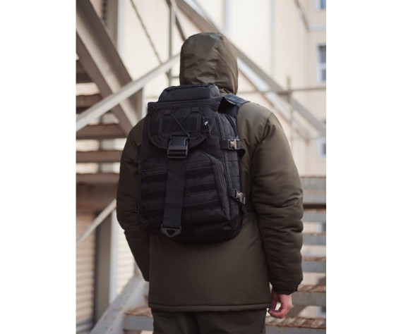 Фото: “Рюкзак тактический малый, black”, купить в интернет магазине