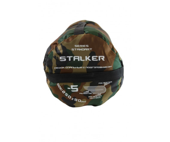 Фото: “Спальник Stalker Standart (до -5˚С), woodland”, купить в интернет магазине