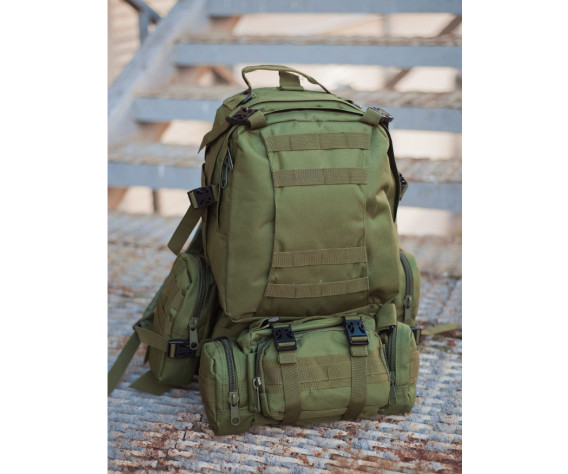 Фото: “Рюкзак тактический с подсумками, olive”, купить в интернет магазине