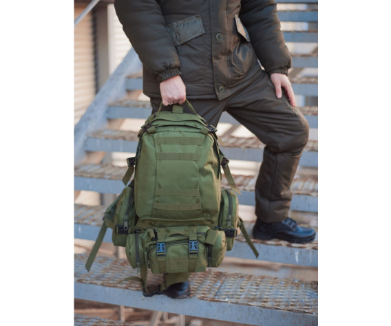 Фото: “Рюкзак тактический с подсумками, olive”, купить в интернет магазине