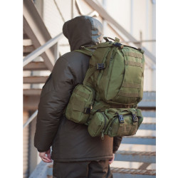 Фото: “Рюкзак тактический с подсумками, olive”