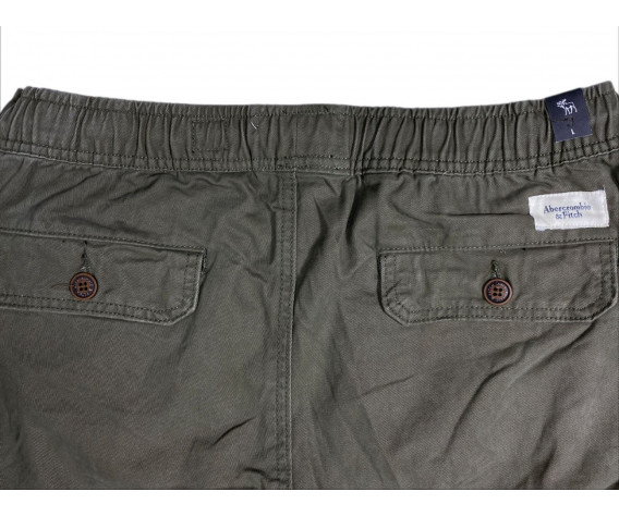 Фото: “Брюки Abercrombie с резинкой внизу олива”, купить в интернет магазине