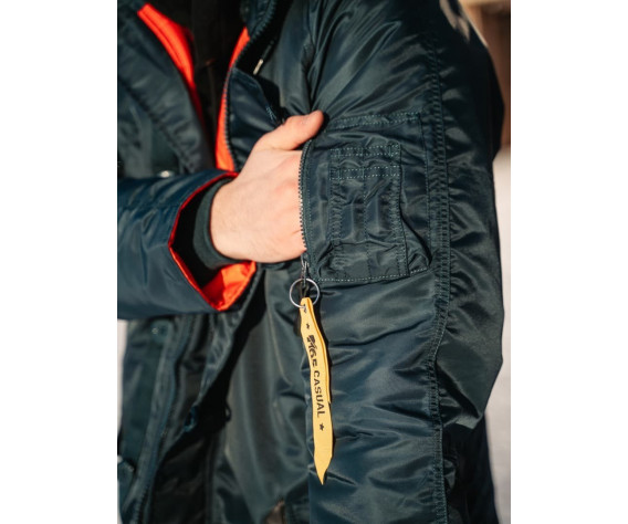 Фото: “Зимняя мужская куртка аляска N-3B, Navy”, купить в интернет магазине