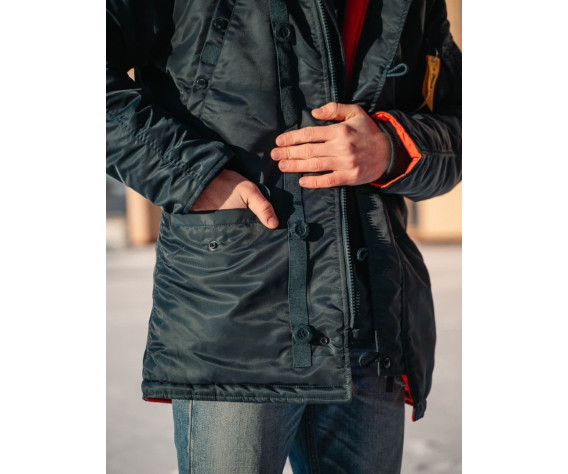 Фото: “Зимняя мужская куртка аляска N-3B, Navy”, купить в интернет магазине