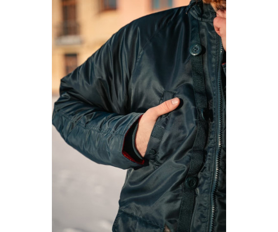 Фото: “Зимняя мужская куртка аляска N-3B, Navy”, купить в интернет магазине