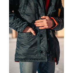 Фото: “Зимняя мужская куртка аляска N-3B, Navy”