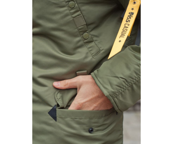 Фото: “Зимняя мужская куртка аляска N-3B, sage_green”, купить в интернет магазине