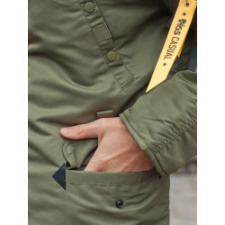 Фото: “Зимняя мужская куртка аляска N-3B, sage_green”