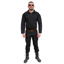 Фото: “Костюм тактический летний с наколенниками и налокотниками, black”, купить в интернет магазине