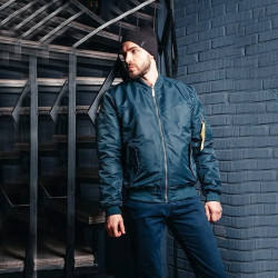 Фото: “Лётная куртка MA-1 bomber, navy”, купить в интернет магазине