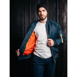 Фото: “Лётная куртка MA-1 bomber, navy”, купить в интернет магазине