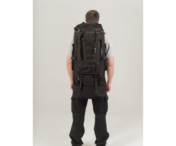Фото: “Рюкзак походно-тактический, 80л, черный”, купить в интернет магазине