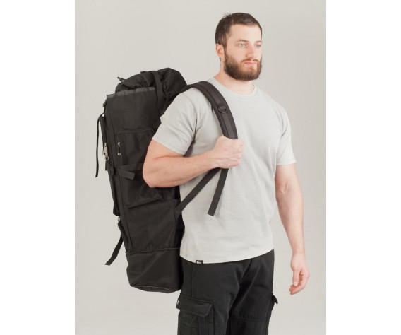Фото: “Рюкзак походно-тактический, 80л, черный”, купить в интернет магазине