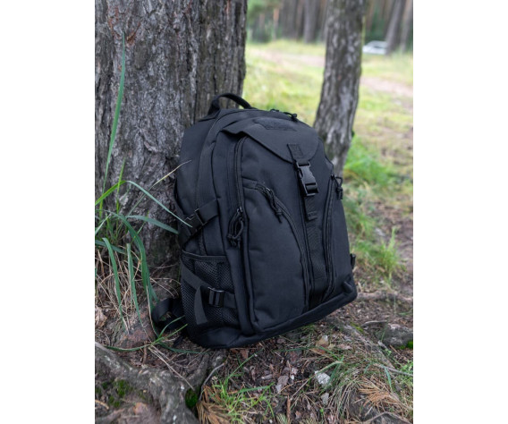 Фото: “Рюкзак с двумя косыми карманами спереди, black”, купить в интернет магазине