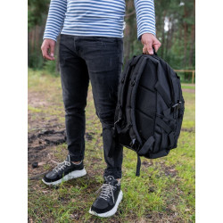 Фото: “Рюкзак с двумя косыми карманами спереди, black”