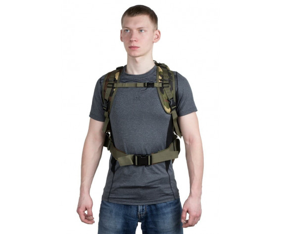 Фото: “Рюкзак тактический с подсумками, woodland”, купить в интернет магазине