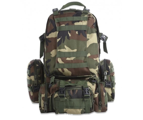 Фото: “Рюкзак тактический с подсумками, woodland”, купить в интернет магазине