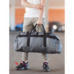 Фото: “Сумка-рюкзак с боковыми стропами 75л, серый”, купить в интернет магазине