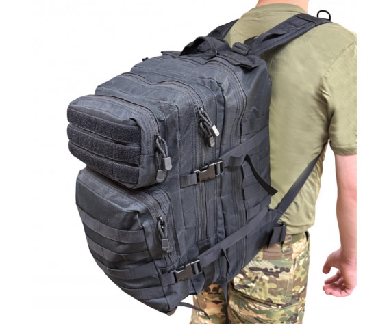 Фото: “Многофункциональный рюкзак с системой MOLLE (Черный 45-50 л)”, купить в интернет магазине