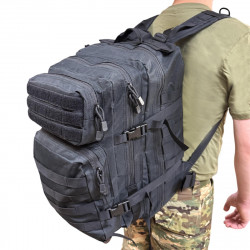Фото: “Многофункциональный рюкзак с системой MOLLE (Черный 45-50 л)”