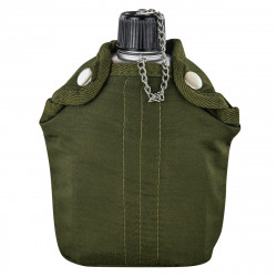 Фото: “Походный армейский набор фляга+котелок в чехле - Фляга объемом 1000 мл. + котелок 600 мл”