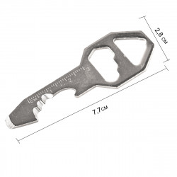 Фото: “Брелок-мультиинструмент 8-в-1 (серебристый)”