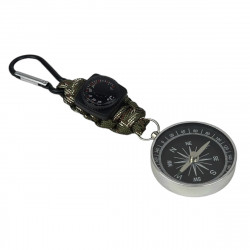 Фото: “Походный компас на брелке с термометром и карабином”, купить в интернет магазине