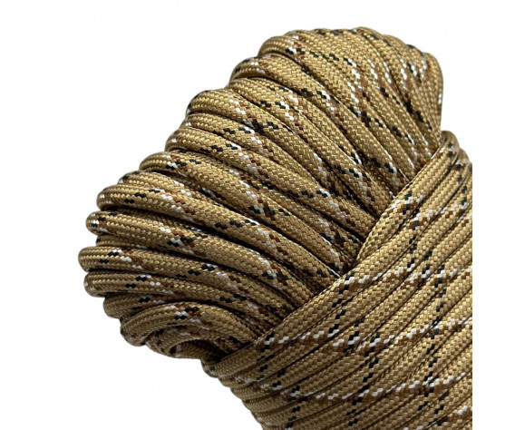 Фото: “Камуфляжная веревка из паракорда (31м, пустынный камуфляж)”, купить в интернет магазине