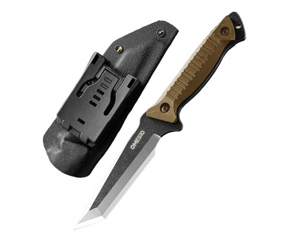 Фото: “Нож тактического назначения Omesio Tanto (клинок 110 мм, рукоять песок)”, купить в интернет магазине