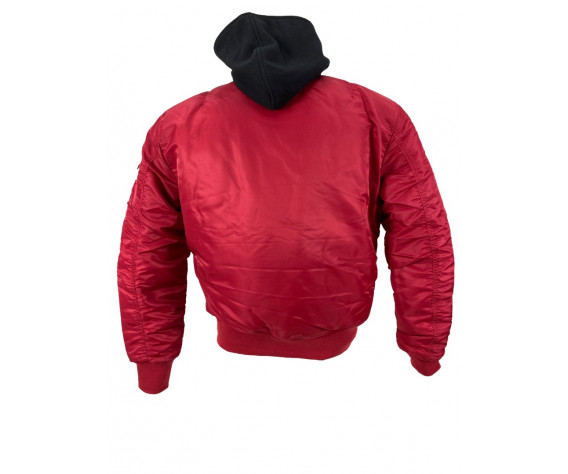 Фото: “Куртка MA-1 HOODED RED/RED L”, купить в интернет магазине