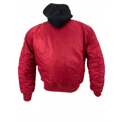 Фото: “Куртка MA-1 HOODED RED/RED L”