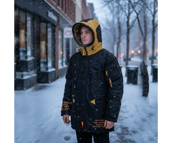 Фото: “Куртка N3B INSTRUCTOR BLACK/ORANGE XL”, купить в интернет магазине