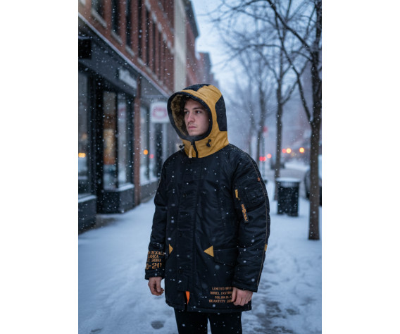 Фото: “Куртка N3B INSTRUCTOR BLACK/ORANGE XL”, купить в интернет магазине