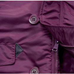 Фото: “Куртка HUSKY BURGUDY/BURGUDY L Нат.Мех”