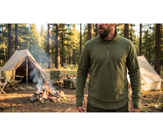 Фото: “Термоводолазка флисовая Англия, на молнии, Олива.”, купить в интернет магазине