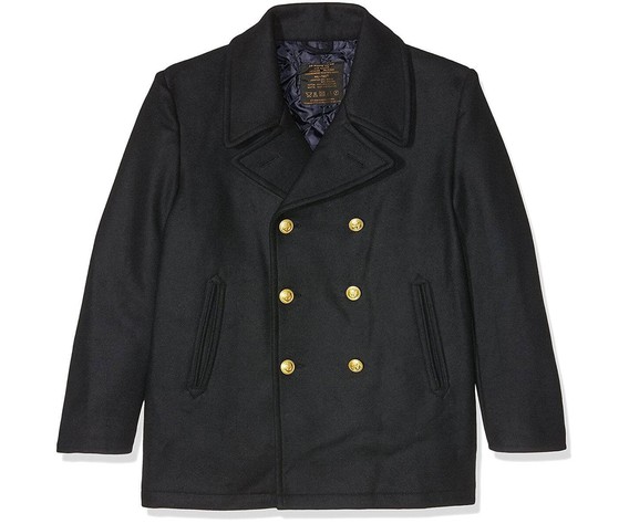 Фото: “Бушлат морской ВМФ Mil-tec в ретро стиле с золотистыми пуговицами”, купить в интернет магазине