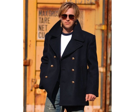 Фото: “Бушлат морской ВМФ Mil-tec в ретро стиле с золотистыми пуговицами”, купить в интернет магазине