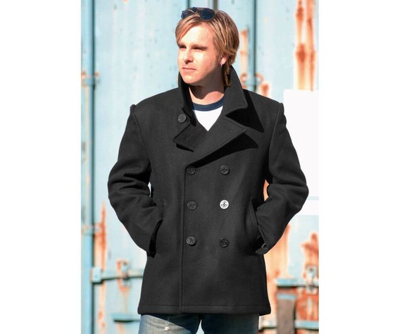 Фото: “Бушлат морской ВМФ Mil-tec в ретро стиле с золотистыми пуговицами”, купить в интернет магазине