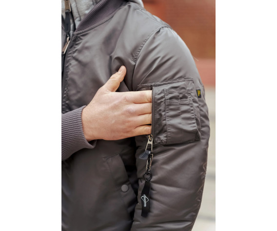 Фото: “Куртка бомбер D-tec SP-04 Grey | Army Stroll”, купить в интернет магазине