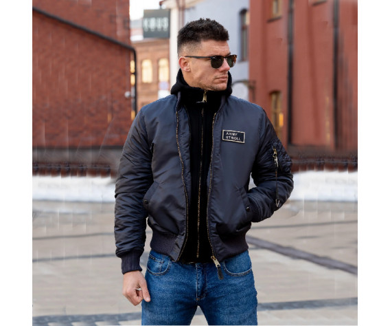 Фото: “Куртка бомбер D-tec SP-04 Navy | Army Stroll”, купить в интернет магазине